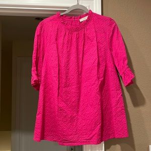 Plus size 16 women hot pink blouse from the Loft